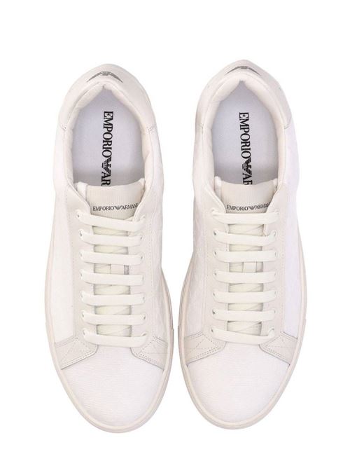 Sneakers basse con stampa logo Emporio Armani | X4X316XM741M801